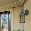 Designers Fountain Ellington 16.25in Mediterranean Patina 1-Light Outdoor Line Voltage Wall Sconce 31121-MP